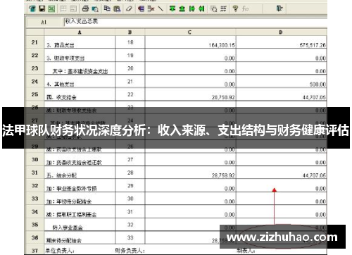 法甲球队财务状况深度分析：收入来源、支出结构与财务健康评估